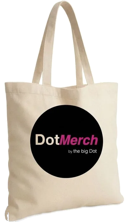 Tote bag o bolsa reutilizable DotMerch